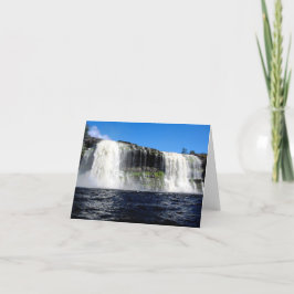 Tarjeta Cascada 4 Bella Artes de paisaje de la selva de Ve