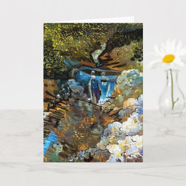 TARJETA CASCADA DE ARROYO (Planta pequeña)