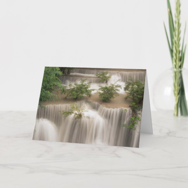 Tarjeta Cascada de Huai Mae Khamin | Tailandia (Anverso)