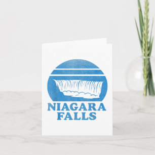 Tarjeta Cascada de Niagara Recuerdo Retro Regalo Turístico
