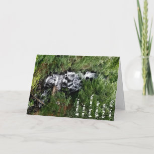 Tarjeta Cascada Notecard