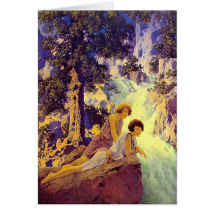Tarjeta: cascada - Parrish Maxfield