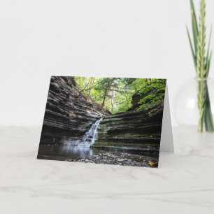 Tarjeta Cascada - Su mensaje interior