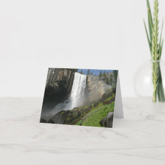 Tarjeta Cascada Vernal I en el Parque Nacional Yosemite