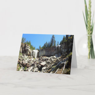 Tarjeta Cascadas de Creek de Paulina, Oregón