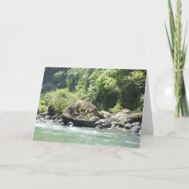 Tarjeta Cascadas que corren