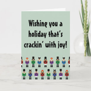 Tarjeta Cascanueces Coloridos - Etiqueta de Regalo