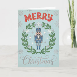 Tarjeta Cascanueces Feliz Navidad
