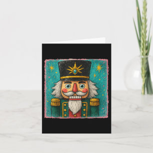 Tarjeta Cascanueces Feliz Navidad Hombres Mujeres Niños Pi