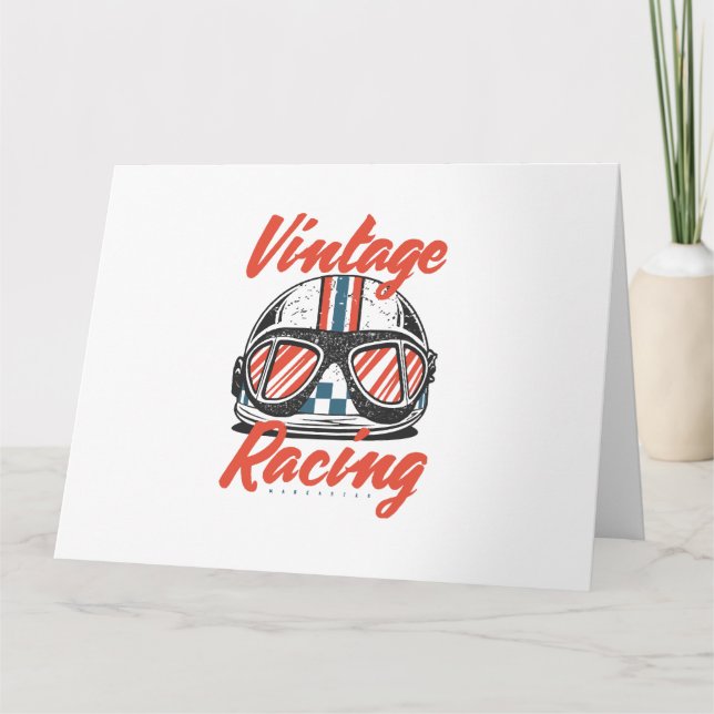 Tarjeta Casco de carreras (Anverso)