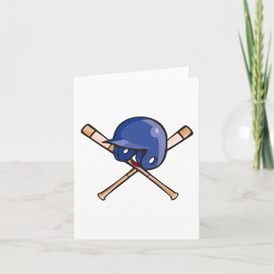 Tarjeta Cascos de béisbol y deportes náuticos
