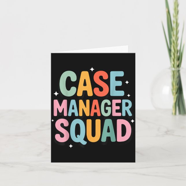 Tarjeta Case Manager Squad  (Anverso)