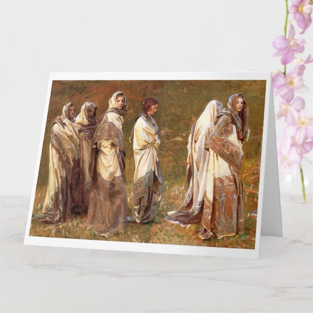 Tarjeta Cashmere, John Sargent 1908 (Orquídea)