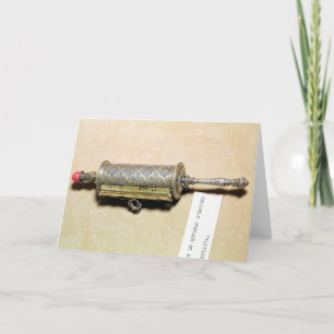 Tarjeta Caso de Megillah, de Alsacia