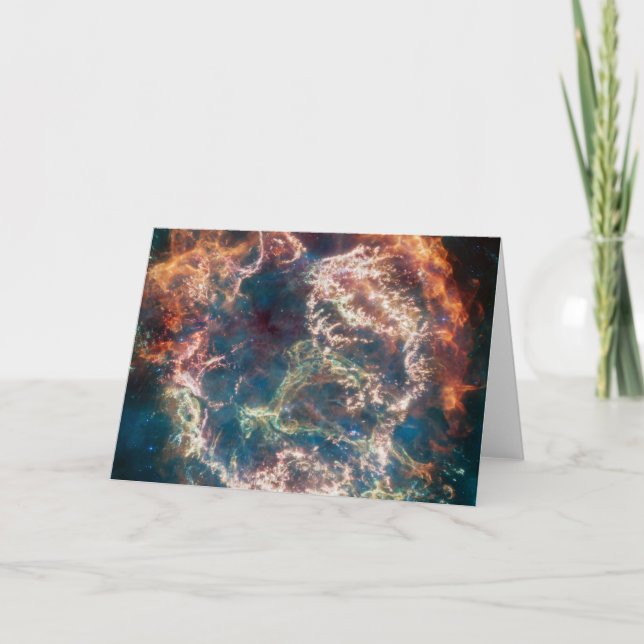 Tarjeta Cassiopeia A. (Anverso)