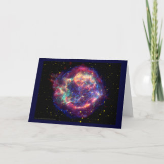 Tarjeta Cassiopeia A Supernova ... La muerte se convierte