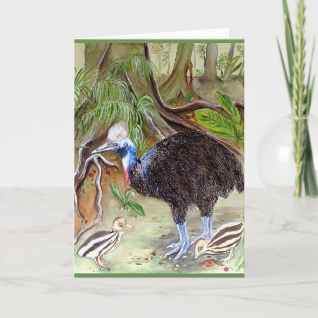 TARJETA CASSOWARY (Anverso)