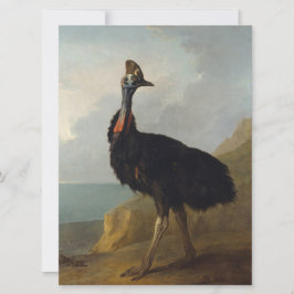 Tarjeta Cassowary (pájaro australiano) (Arte de animales s