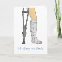 Cast & Crutches divertidos hago mis propias maniob