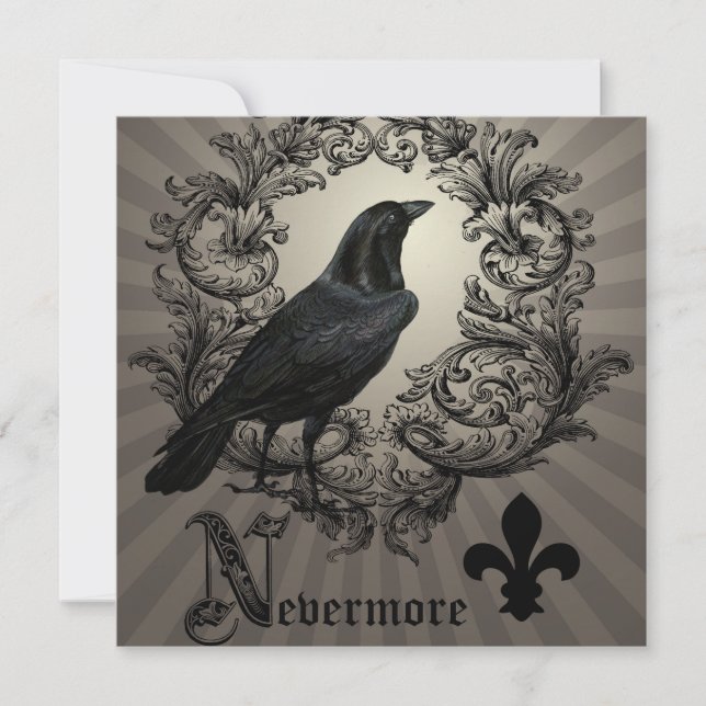 Tarjeta casta vintage de halloween (Anverso)