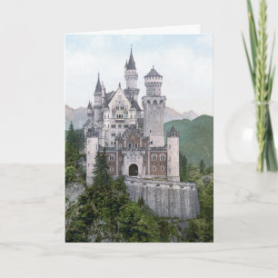 Tarjeta Castillo alemán Fairytale