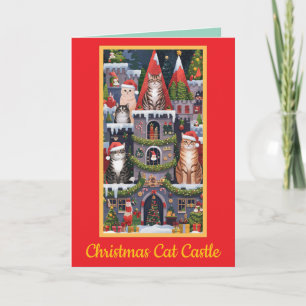 Tarjeta Castillo Cat 2 para navidades