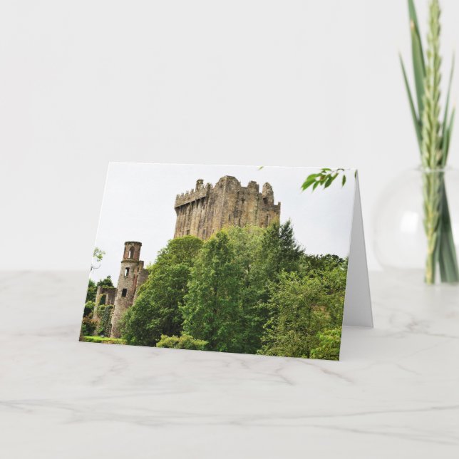 Tarjeta Castillo de Blarney, Irlanda-San Patricio (Anverso)
