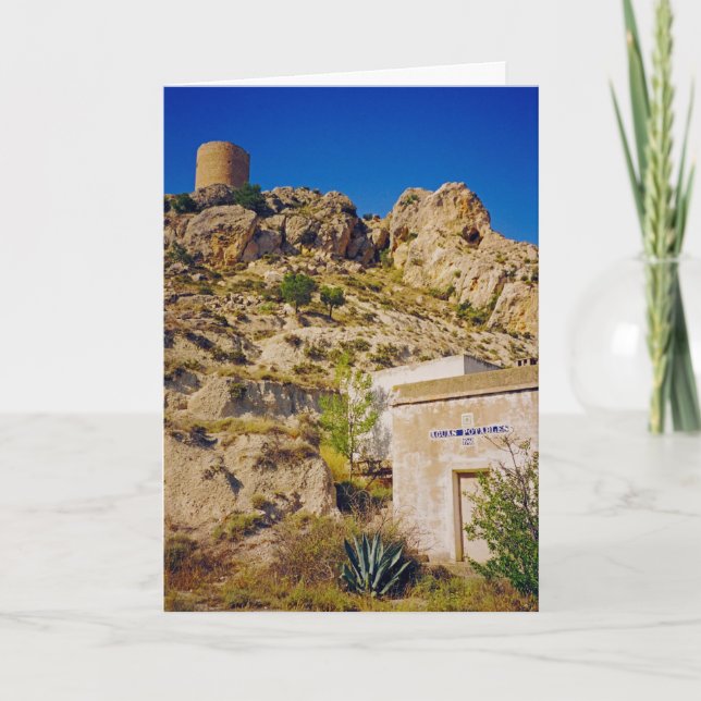 Tarjeta Castillo de Castalla (Anverso)