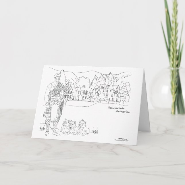 Tarjeta Castillo de Dalmunzie (Anverso)