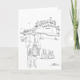Tarjeta Castillo de Edimburgo, Escocia