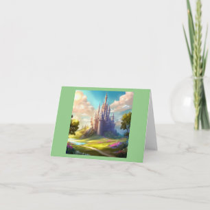 Tarjeta Castillo de Fantasy Happy Landscape 2