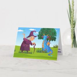 Tarjeta Castillo de hadas de hadas de Dragon Witch Chivalr