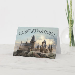 Tarjeta Castillo de Hogwarts de Harry Potter Felicitacione