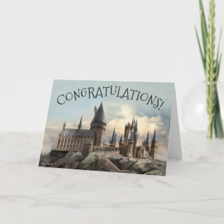 Tarjeta Castillo de Hogwarts de Harry Potter Felicitacione