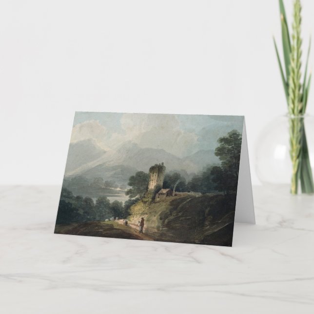 Tarjeta Castillo de Ross, Killarney, condado Kerry (Anverso)