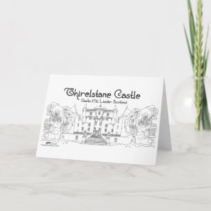 Tarjeta Castillo de Thirlestane Escocia
