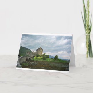 Tarjeta Castillo en Escocia