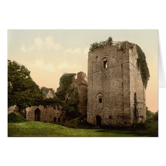 Tarjeta Castillo I, Herefordshire, Inglaterra de Goodrich