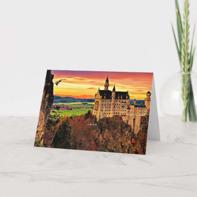 Tarjeta Castillo Kristin, Luxemburgo (Anverso)