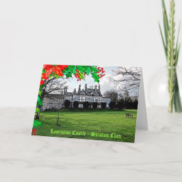 Tarjeta Castillo Lauriston del Clan Escocés Straton
