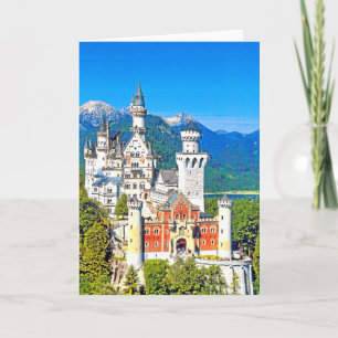 TARJETA CASTILLO NEUSCHWANSTEIN, ALEMANIA