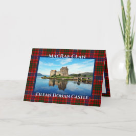 Tarjeta Castillo personalizado de Eilean Donan - Clan MacR