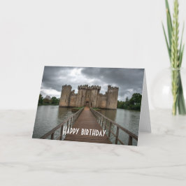 Tarjeta Castillos Históricos Inglés Castillo Bodiam Sussex