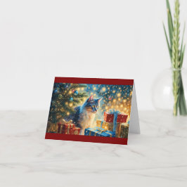 Tarjeta Cat 2024 para navidades
