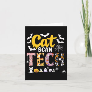 Tarjeta Cat Scan Ct Rad Tech Halloween Costume Spider Fly