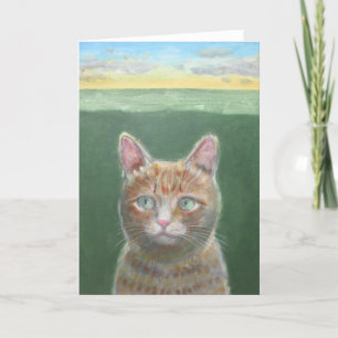 Tarjeta Cat Sunset