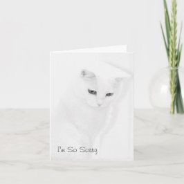 Tarjeta Cat Sympathy Card