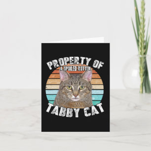 Tarjeta Cat Tab Gracioso Cat Lover Regalos Para Hombres
