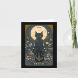 Tarjeta Cat Tarot, Tarjeta Moon Tarot Cat Mom Of C