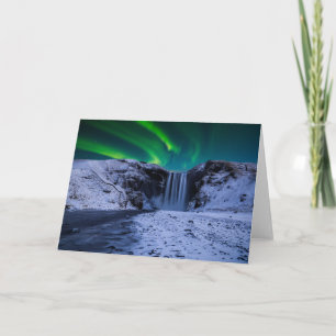Tarjeta Cataratas   Cascada Skógafoss